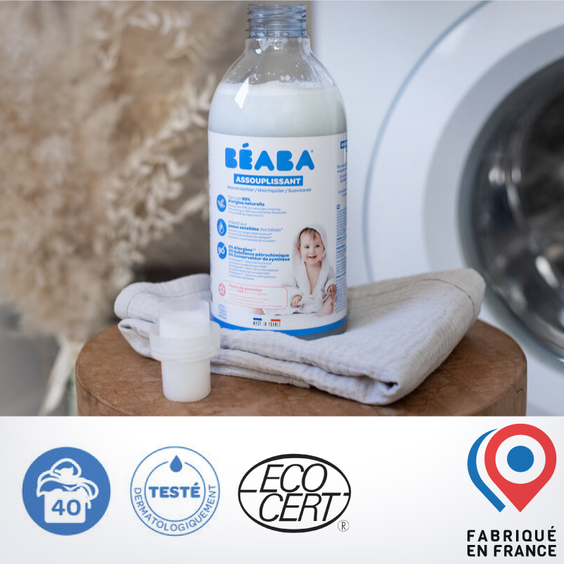 Balsam de Rufe Beaba Flori de Mar, 1L, Ecocert - imagine 2