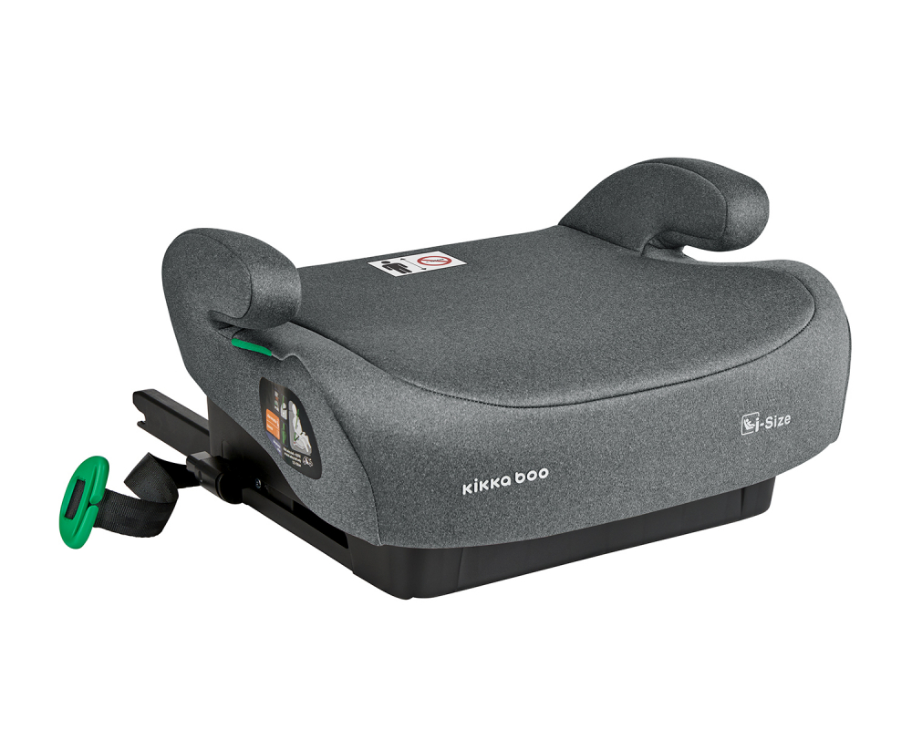 Inaltator KikkaBoo i-Tip cu Isofix Dark Grey - imagine 3