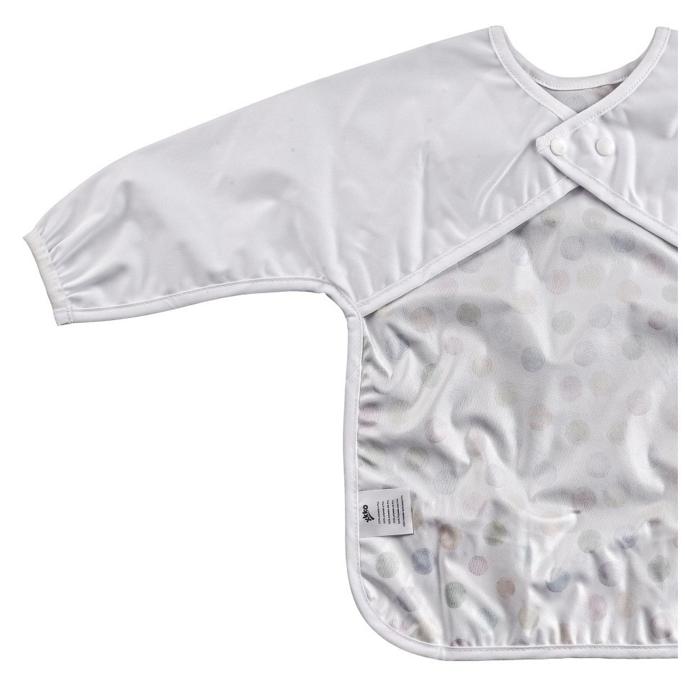 Baveta impermeabilă XKKO Polka Dots cu maneci - imagine 2
