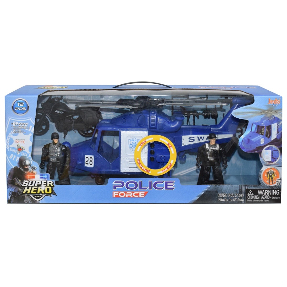 Hero Combat Elicopter Politie Force cu Sunete si Lumini