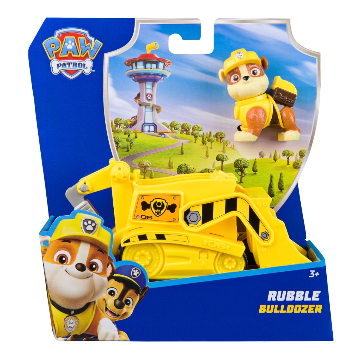 Buldozer Paw Patrol Rubble cu Figurina