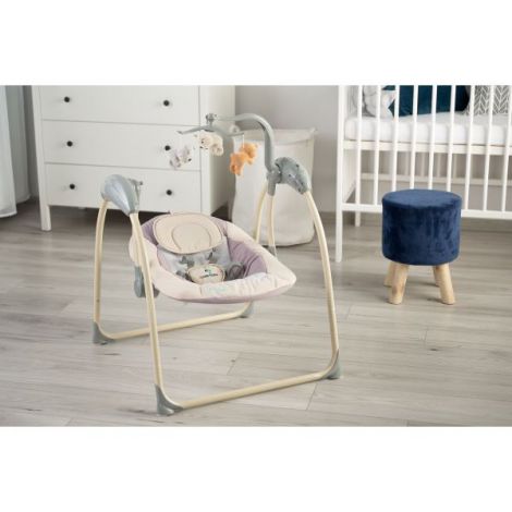 Leagan Electric Caretero LOOP cu Telecomanda Beige - imagine 13