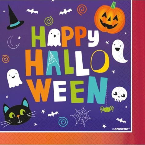 Servetele Halloween Amscan 16buc | Decor Mesa