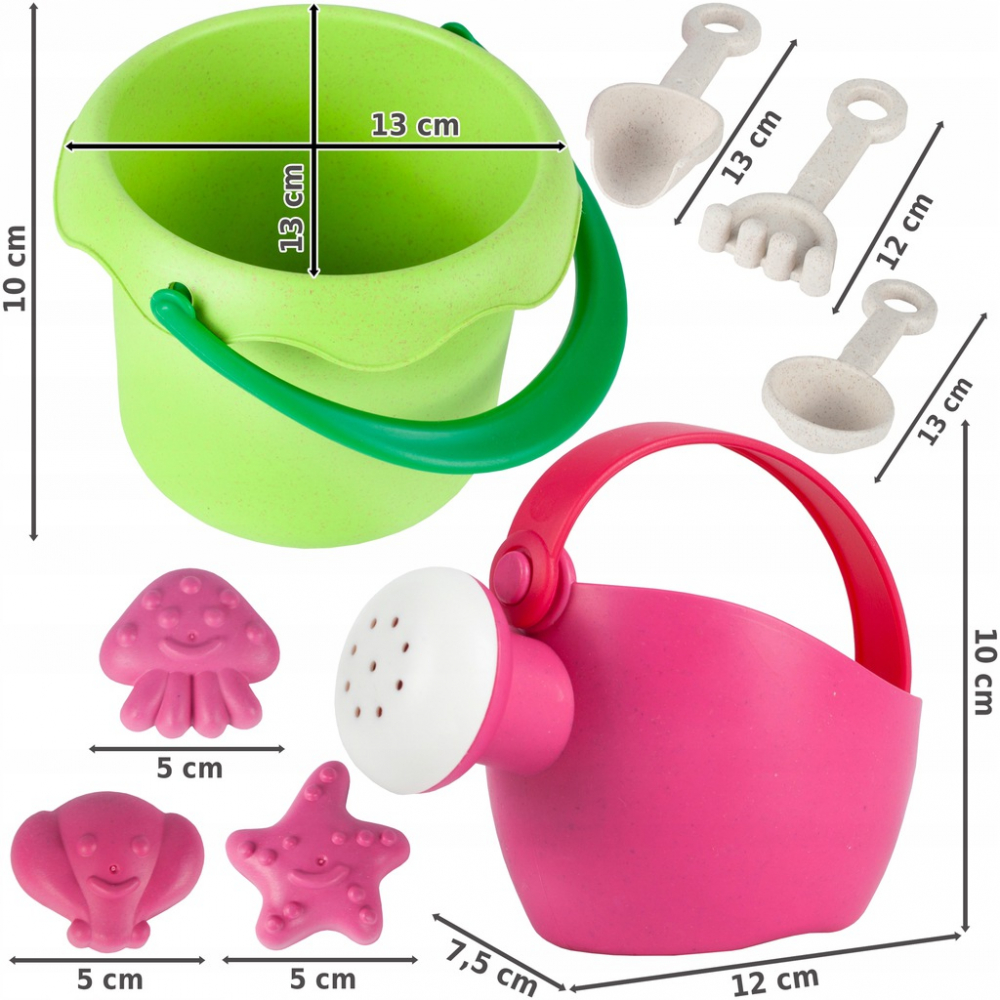 Set Nisip Malplay cu Galetusa și 5 Accesorii - imagine 6