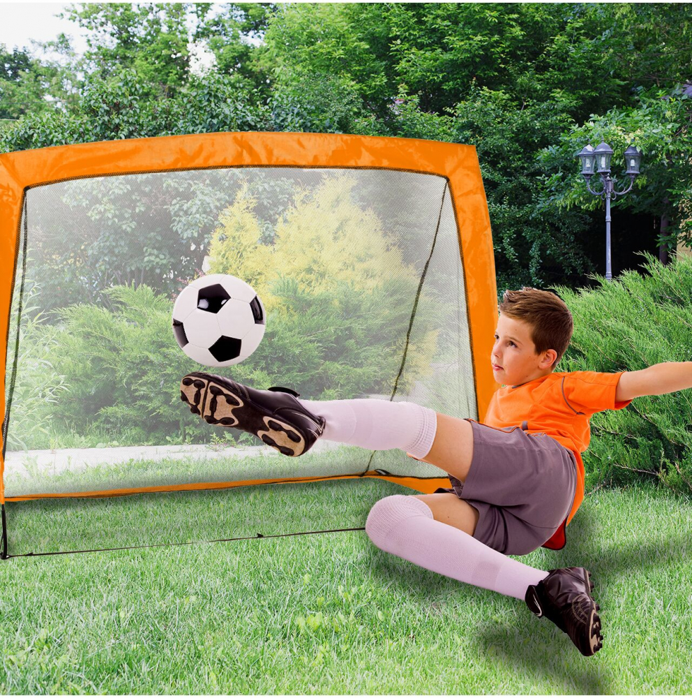 Set Fotbal Malplay XL cu Poartă Pliabilă și Minge - imagine 4