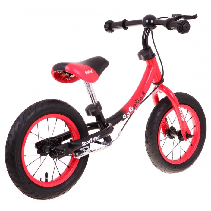 Bicicletă SporTrike fără pedale roșie - imagine 7