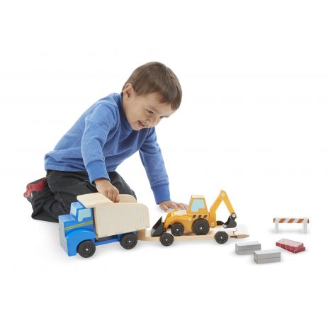 Set Utilaje Constructii Lemn Melissa & Doug - imagine 3