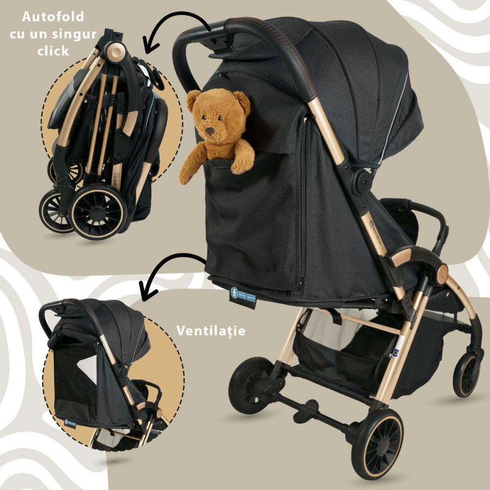 AppeKids Upp Carucior Sport Ultracompact, Pliere Automata - imagine 3