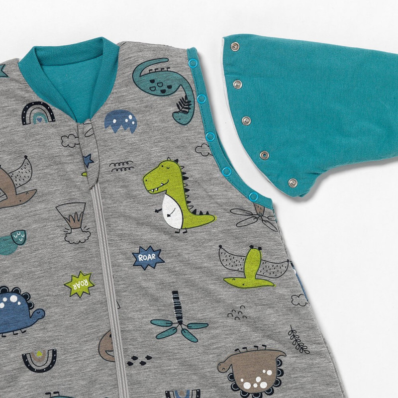 Sac dormit Dinosaur Slumbersac cu mânecă detașabilă - imagine 4