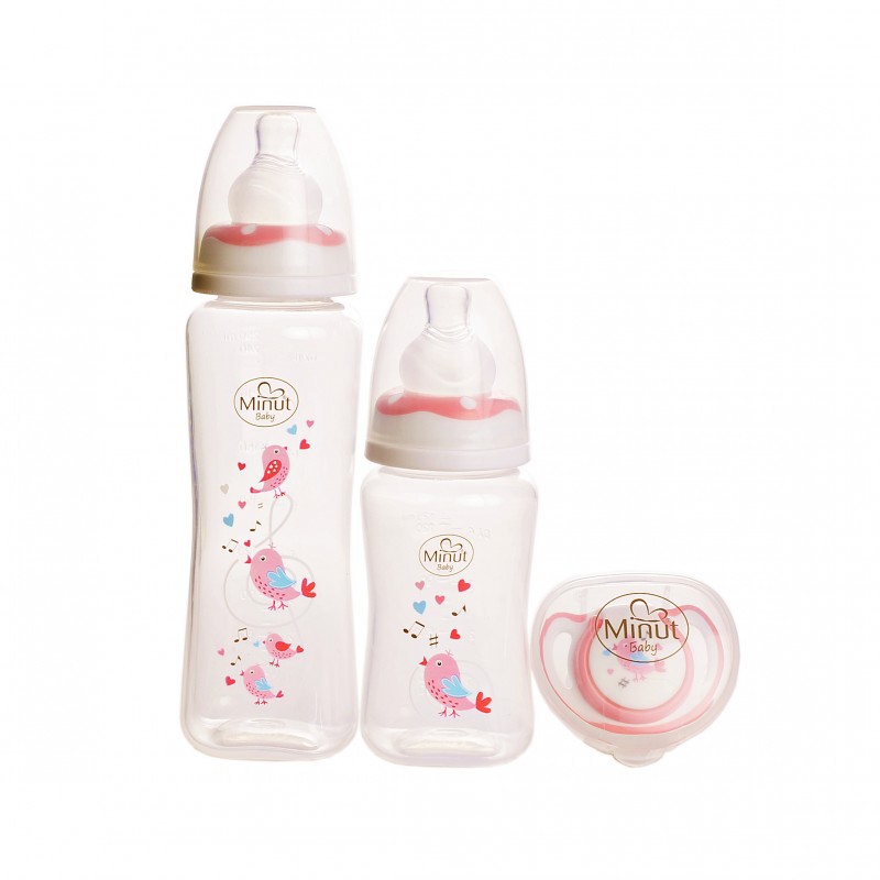 Set Minut Baby biberoane + sterilizator 0+ luni - imagine 4