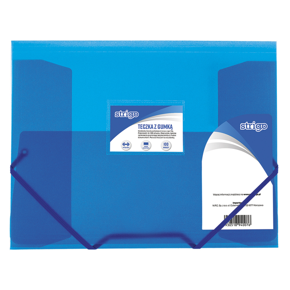 Mapa Strigo A4 cu Elastic - Protecție Documente