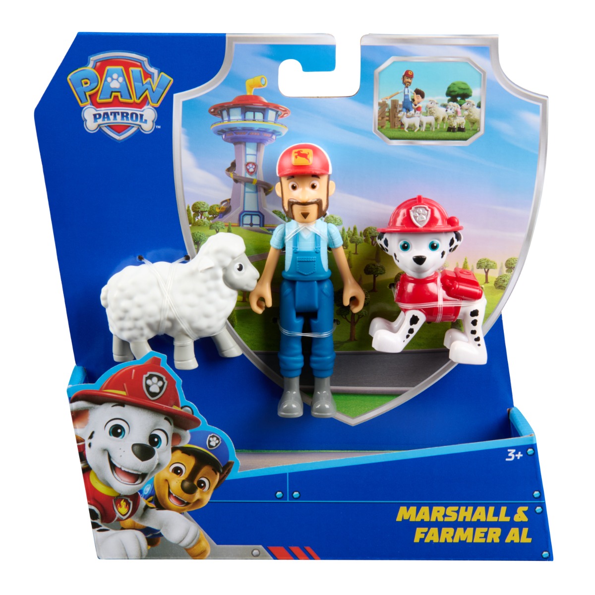 Set Figurine Paw Patrol Marshall și Fermierul Al