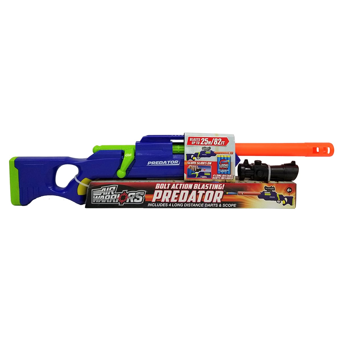 Air Warriors Predator - Pistol Jucarie 4 Sageti