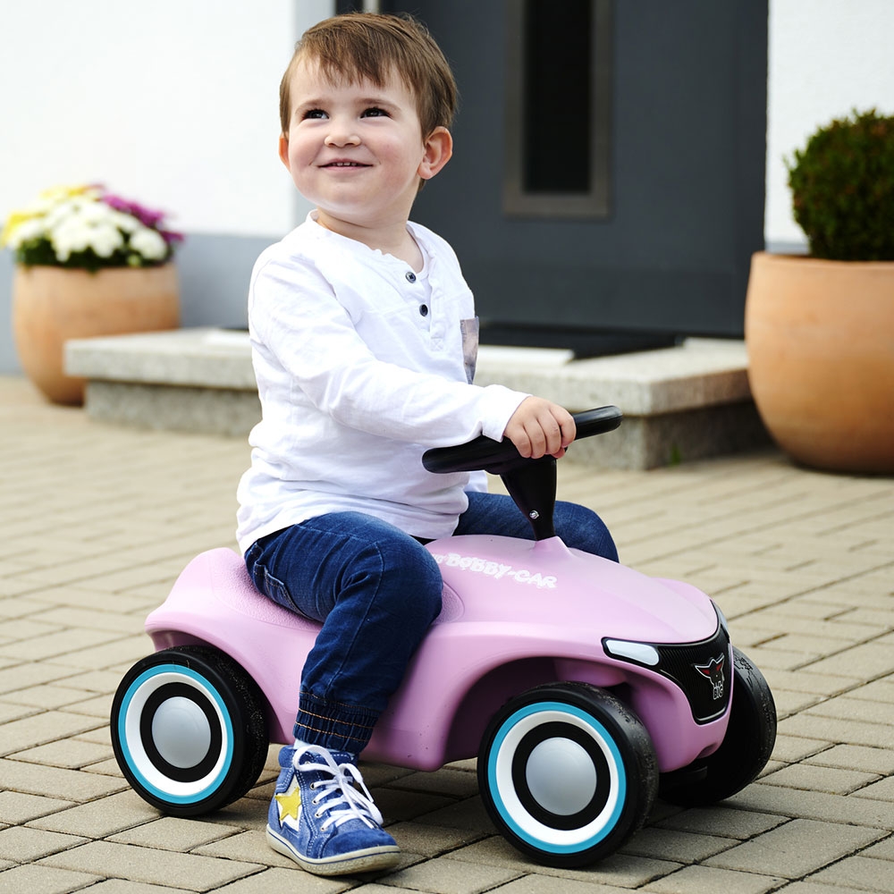 Big Bobby Car Neo Rose | Mașinuță Roti Silențioase