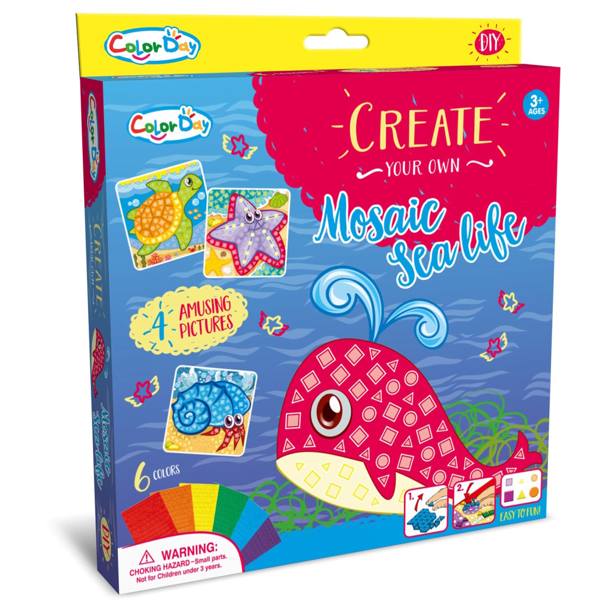 Set Mozaic Sea Life Sunman | Joc Creativ Copii