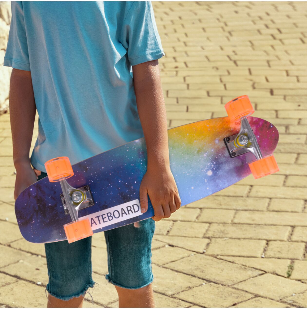 Skateboard Malplay cu Roti LED Multicolor - imagine 6