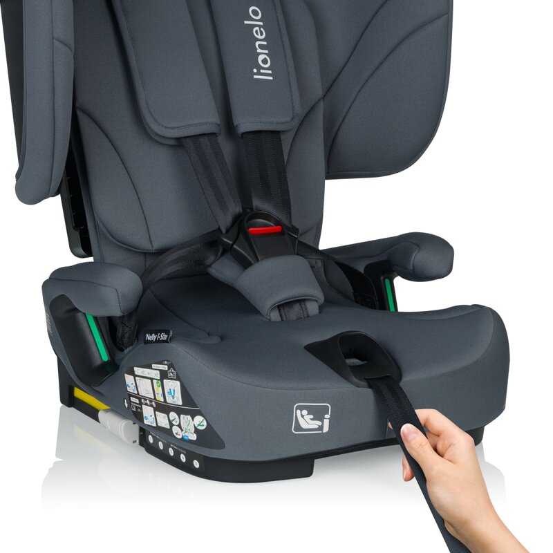 Scaun Auto Lionelo Nelly i-Size Pliabil Gri - imagine 5