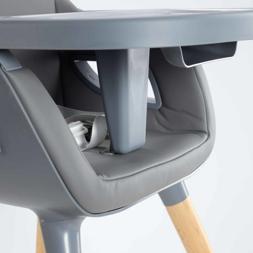 Scaun de masa BabyGo Scandi Grey Transformabil - imagine 7