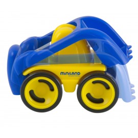 Excavator Minimobil 18 cm Miniland Rezistent - imagine 4