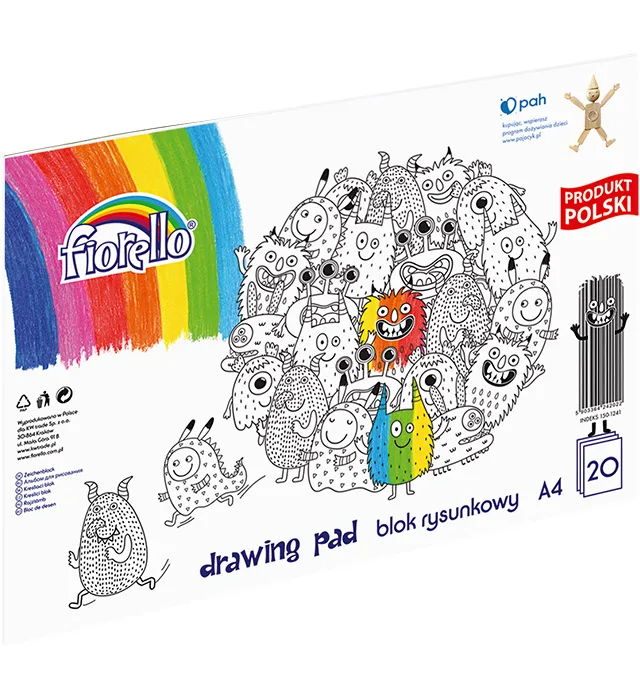 Bloc Desen Fiorello A4 | Ideal pentru Artă și Școală