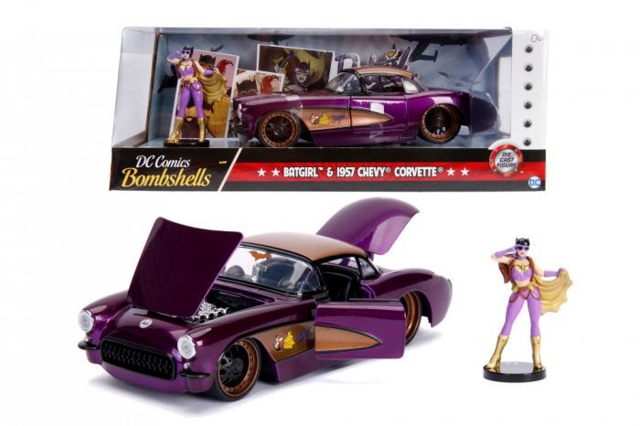 DC Comics Batgirl 1957 Chevy 1:24 Jadatoys