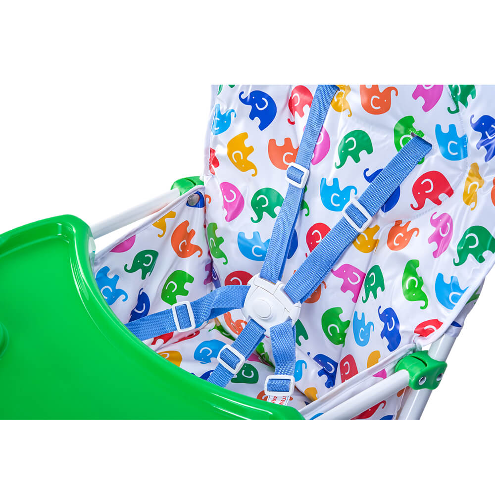 Scaun de masă Bimba Kidscare Verde Siguranță - imagine 3