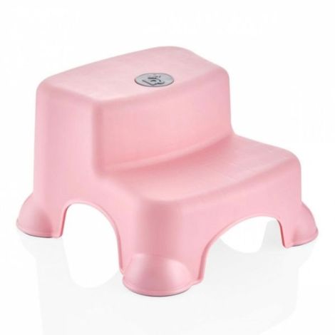 BabyJem Step Stool Roz | Inaltator 2 Trepte Copii
