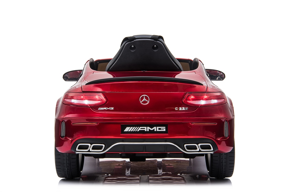 Masinuta Electrica Mercedes AMG C63s Visiniu - imagine 6