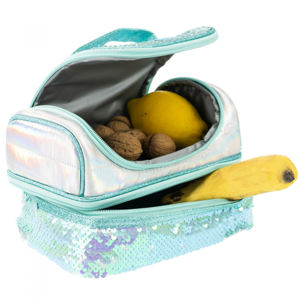Lunch Box Girabrilla Tiffany cu Paiete Reversibile - imagine 2