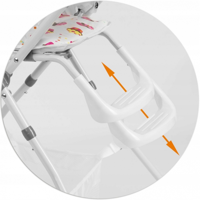 Scaun de Masa Ricokids Eldo Alb/Roz - imagine 3