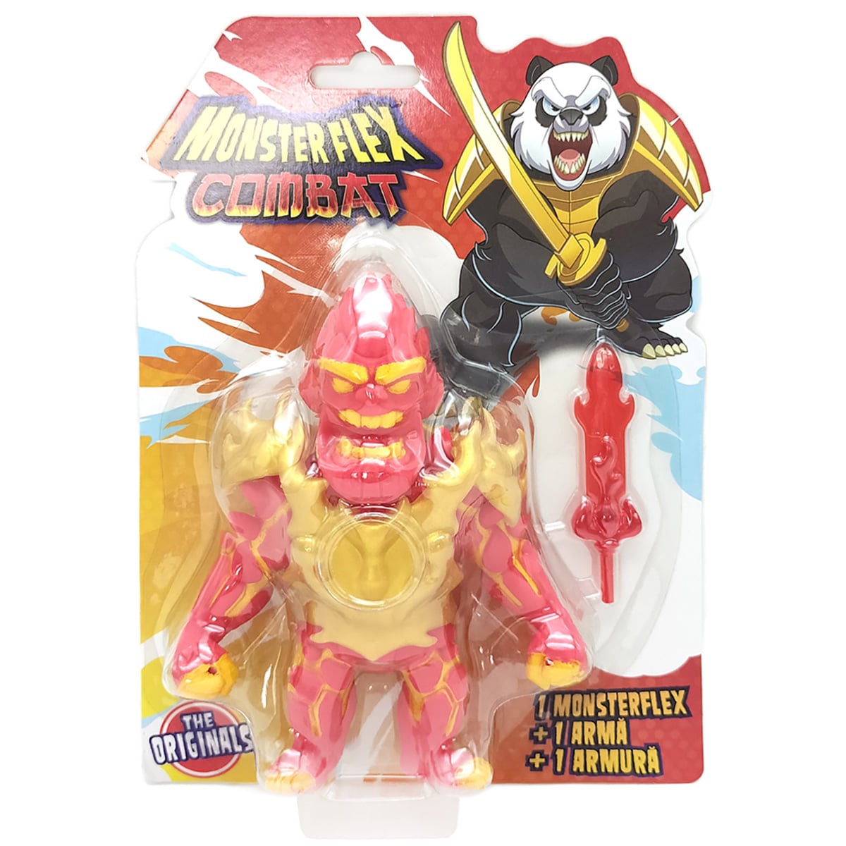 Monster Flex Combat Fire Monster - Figurină Flexibilă