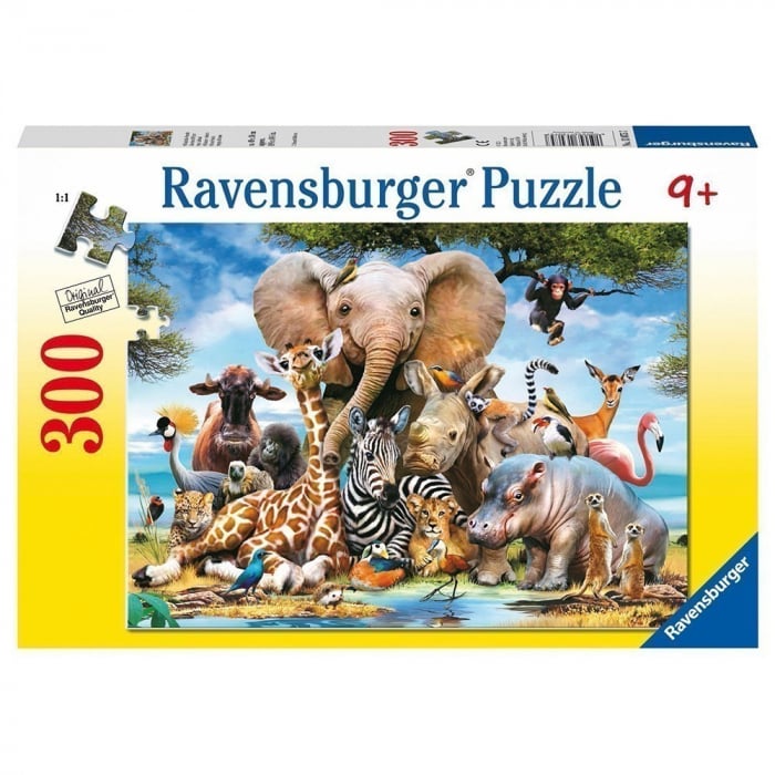 Puzzle Ravensburger Prietenii Africani - Educativ
