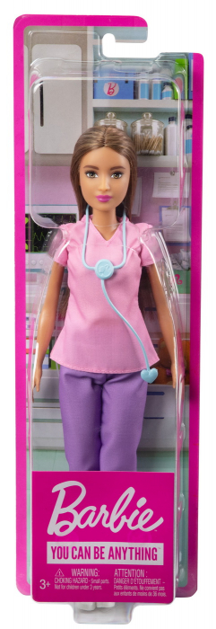 Papusa Barbie Asistenta Medicala Satena | Barbie I Can Be