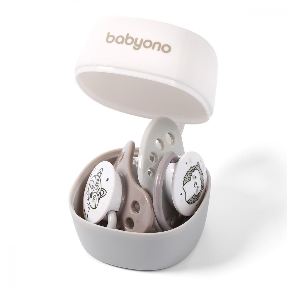 Cutie Suzetă Babyono Alb | Protectie Igienică