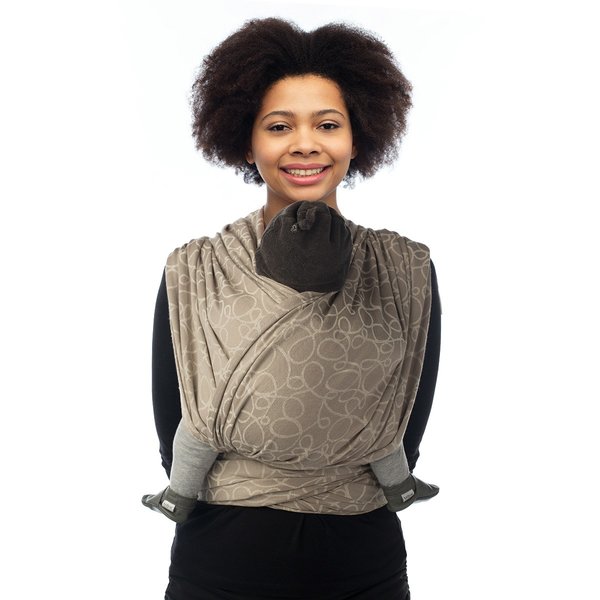 Babylonia BB-Slen Jacquard Wrap Champagne, 490 cm - imagine 2
