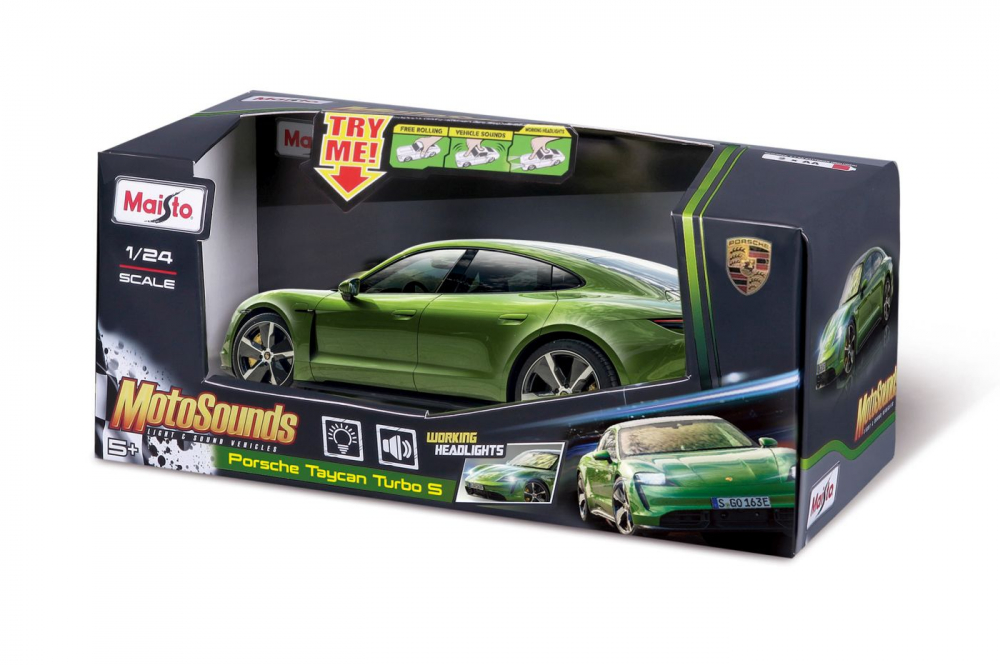 Maisto Porsche Taycan 1:24 cu Sunete și Lumini