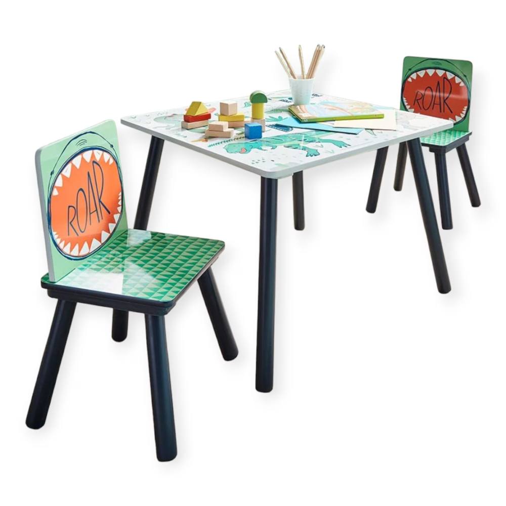 Set Masa+Scaune Dinosaur Ginger Home Copii - imagine 6