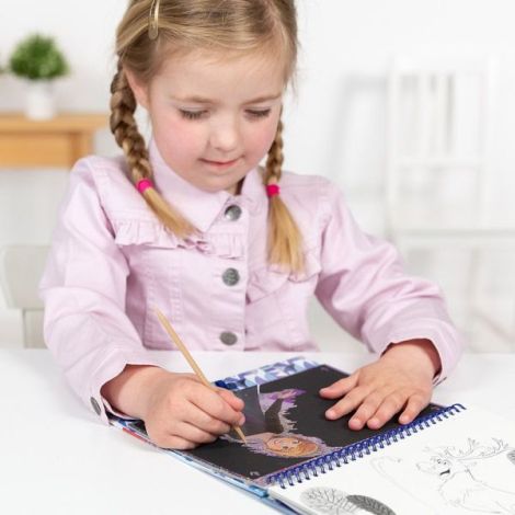 Totum Disney Frozen Set Creativ Razuit si Colorat - imagine 2