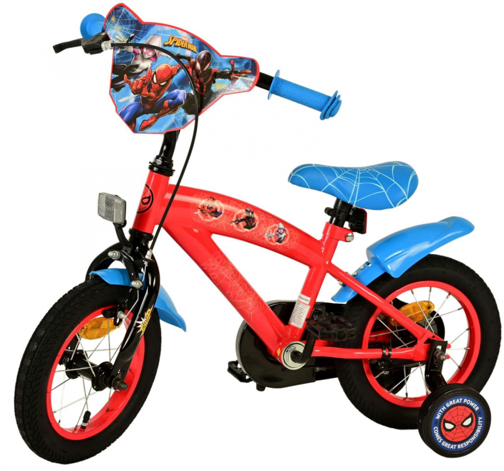 Bicicleta EL Spiderman 12 inch Eandl Cycles