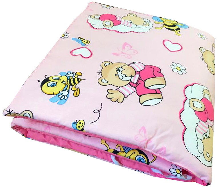 Set Aparatori Pat Pufoase DeLuxe Ursi 140x70 cm