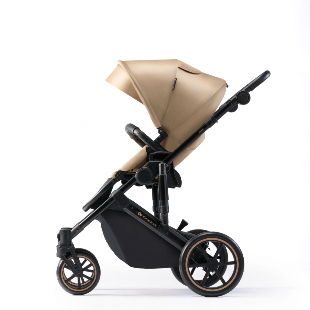 Carucior 2in1 Kinderkraft Prime 2 Sandrose - imagine 2