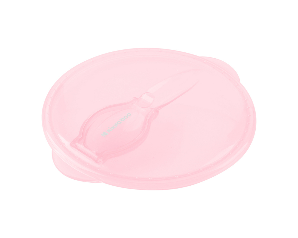 Set castron KikkaBoo Feedy cu ventuza Pink - imagine 2