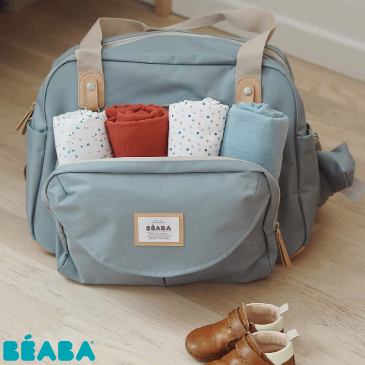 Geantă de înfășat Beaba Geneva II Sage Green - imagine 6