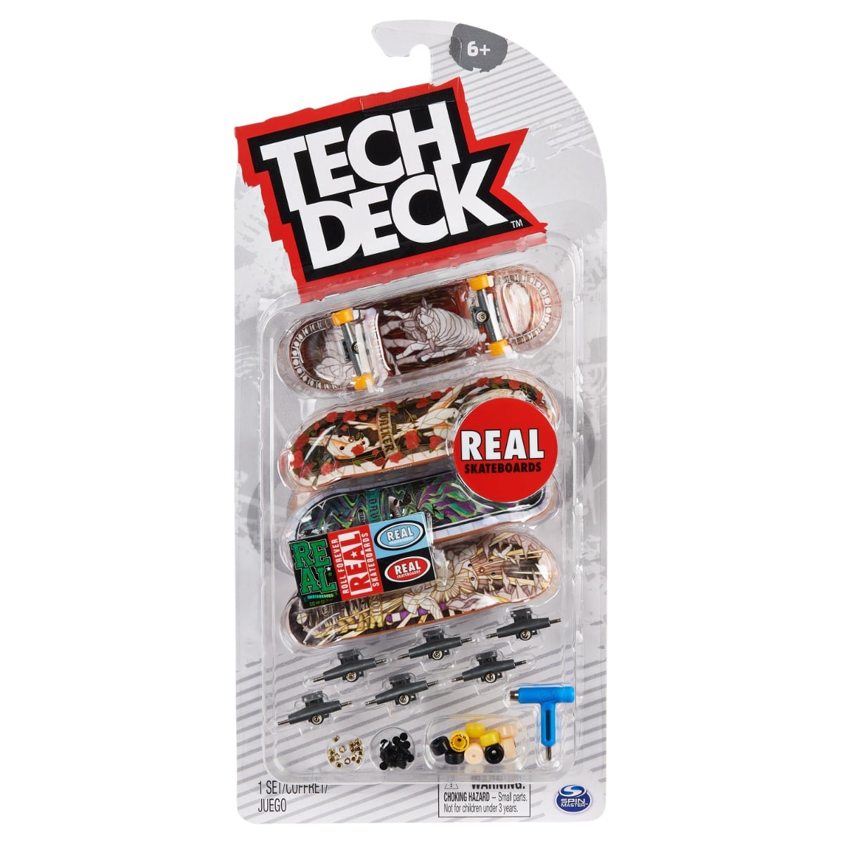 Set 4 Mini Placi Tech Deck Real Skateboard
