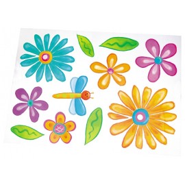 Autocolante Flori Moje Bambino – Decor Geam și Perete
