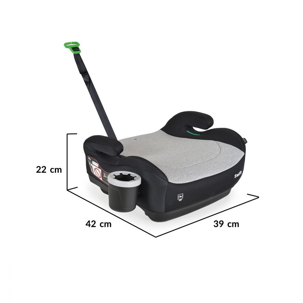 Înălțător Cangaroo Swift I-Size Gri 125-150cm
