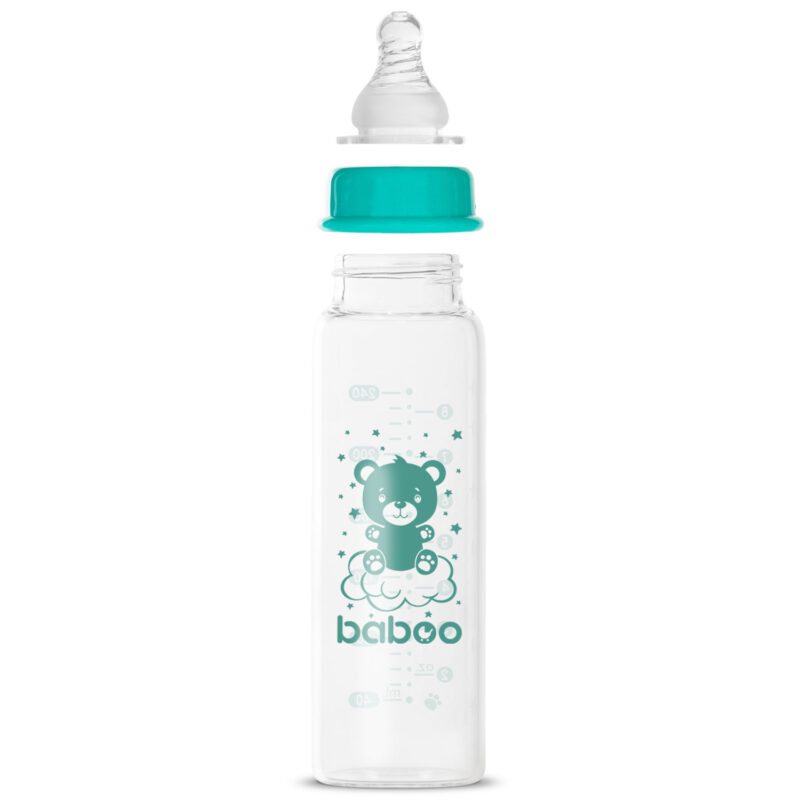 Biberon Baboo Anticolici Sticlă 240ml