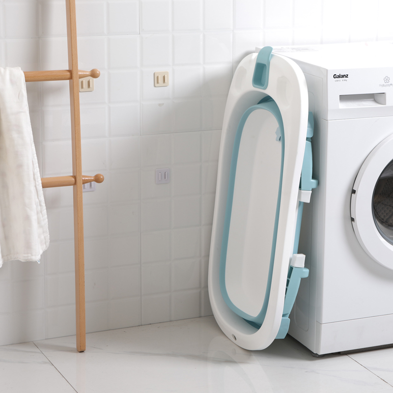 Cadita Pliabila Little Mom Blue cu Senzor - imagine 4