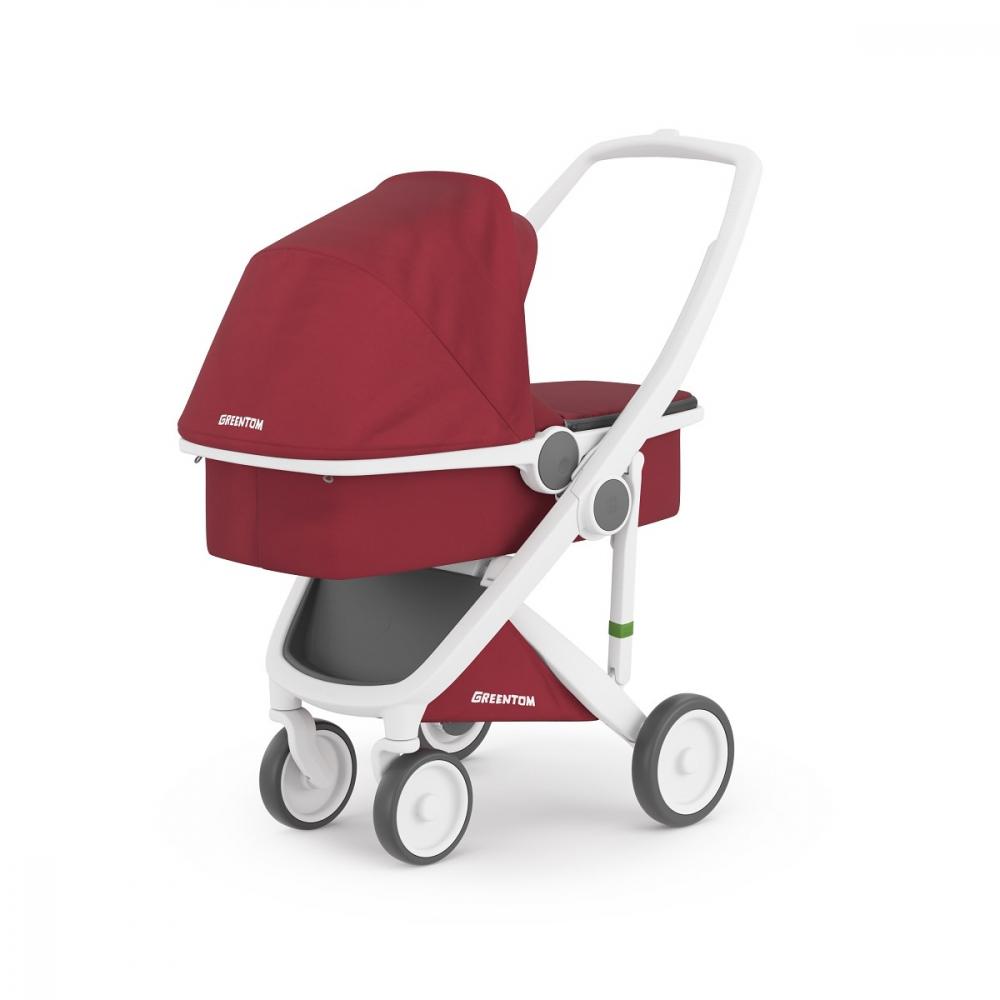 Carucior 2 in 1 Greentom White Cherry, Ecologic - imagine 4