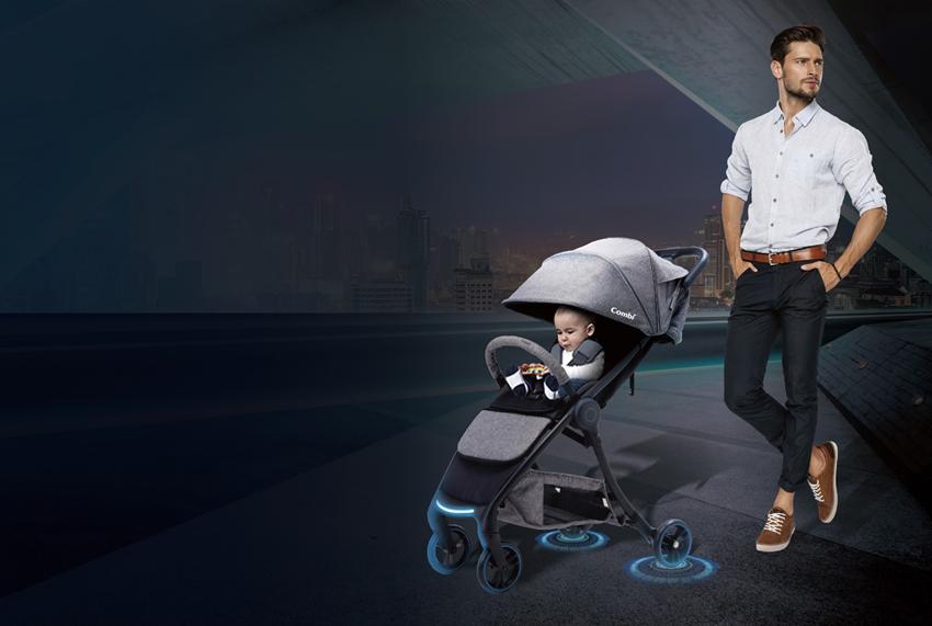 Combi AuraStar - Carucior Compact cu Frana Automata - imagine 7